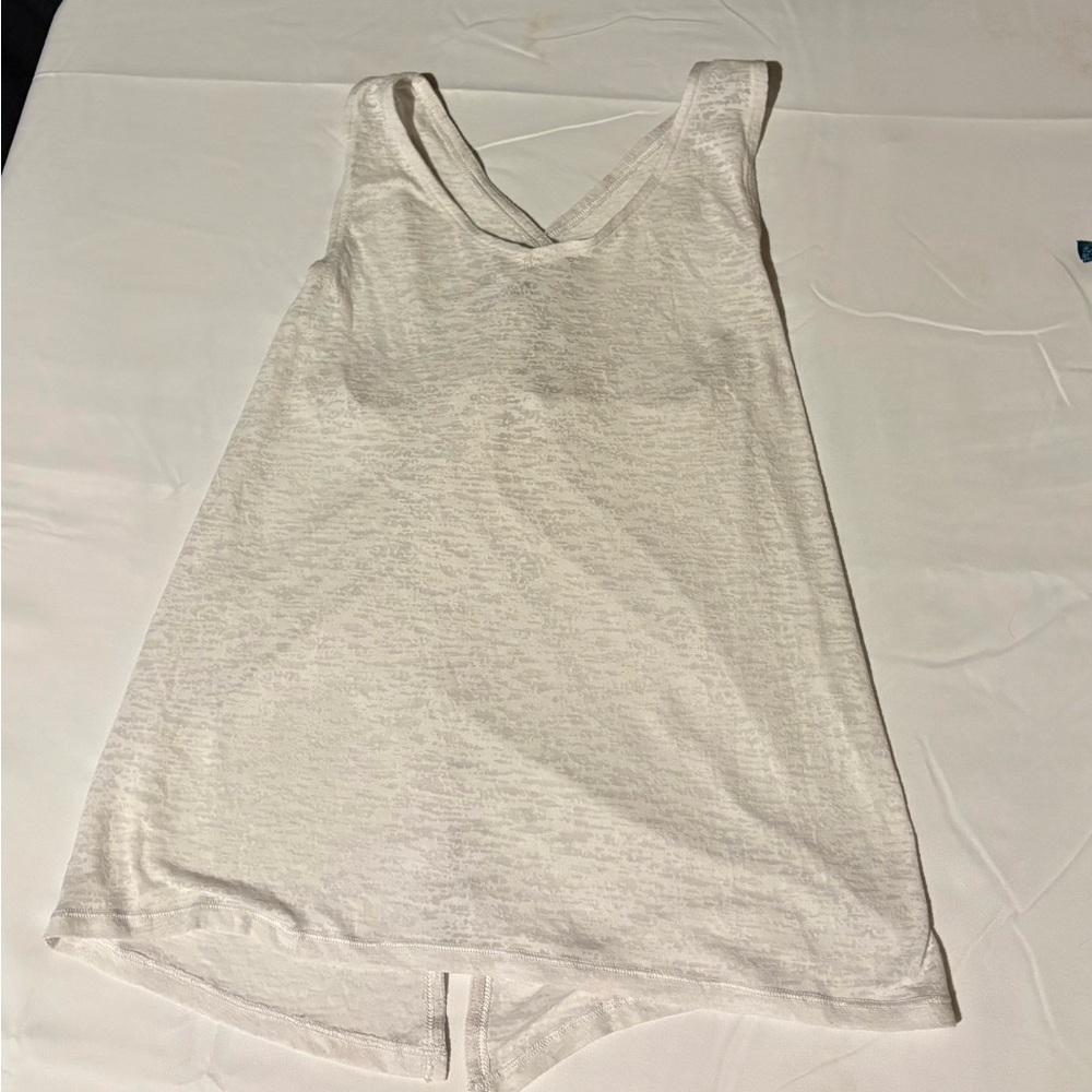 Ivivva Heathered Light Cream Racerback Tank Size 12